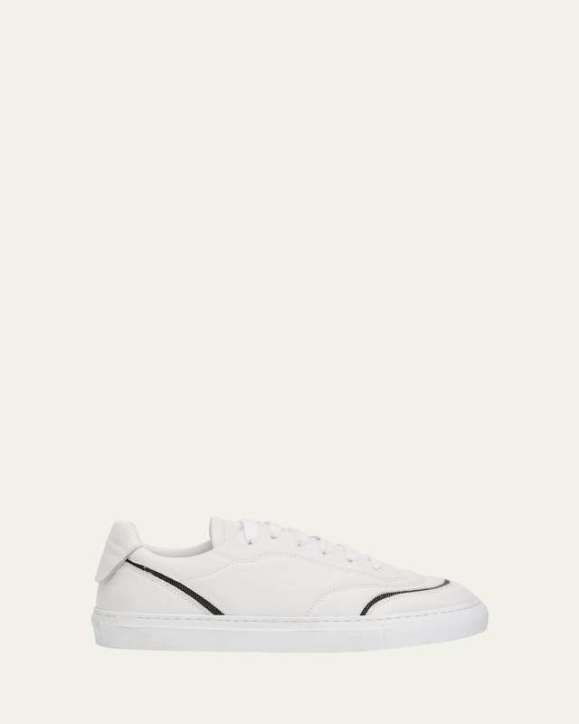 Leather Monili Low-Top Sneakers